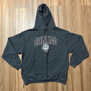 Champion University of Chicago Sweatshirt Mens XL Gray Crewneck College Pullover